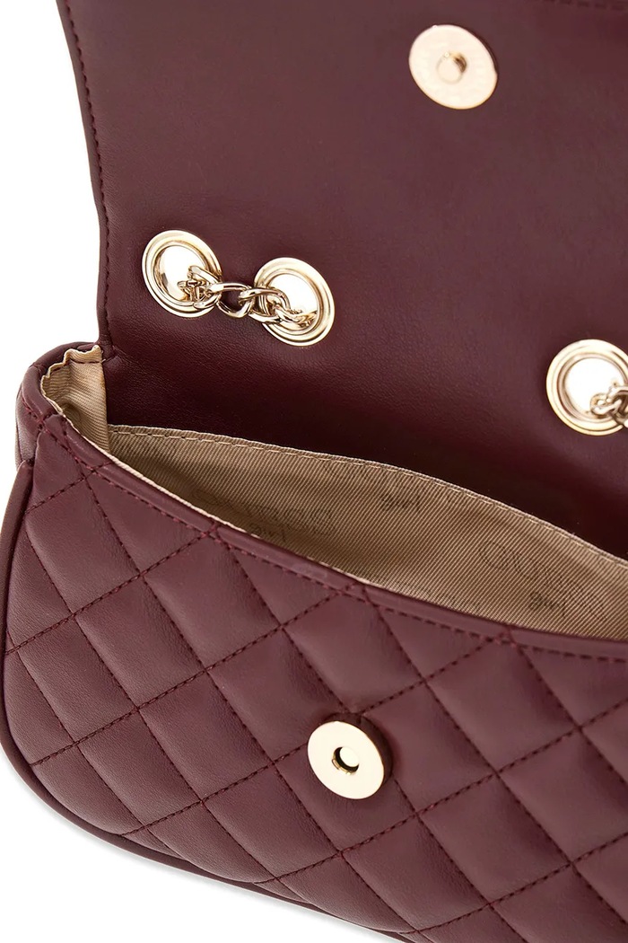 Guess torebka crossbody dziecięca z imitacji skóry bordowy J5YZ17.WGT10.9BY2