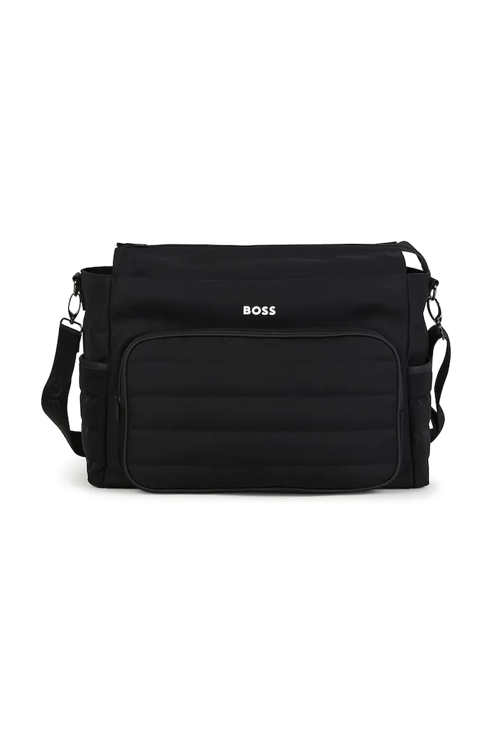 BOSS Torba za kolica za bebe J53562 crna AW26