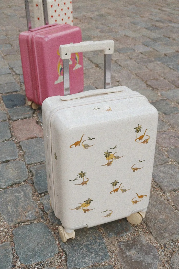 Konges Sløjd Trdi kovček TRAVEL SUITCASE bela KS103028.9BY2