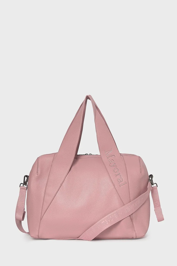 Mayoral Newborn τσάντα από απομίμηση δέρματος 9155.1W.Newborn.9BY2 ροζ AW26