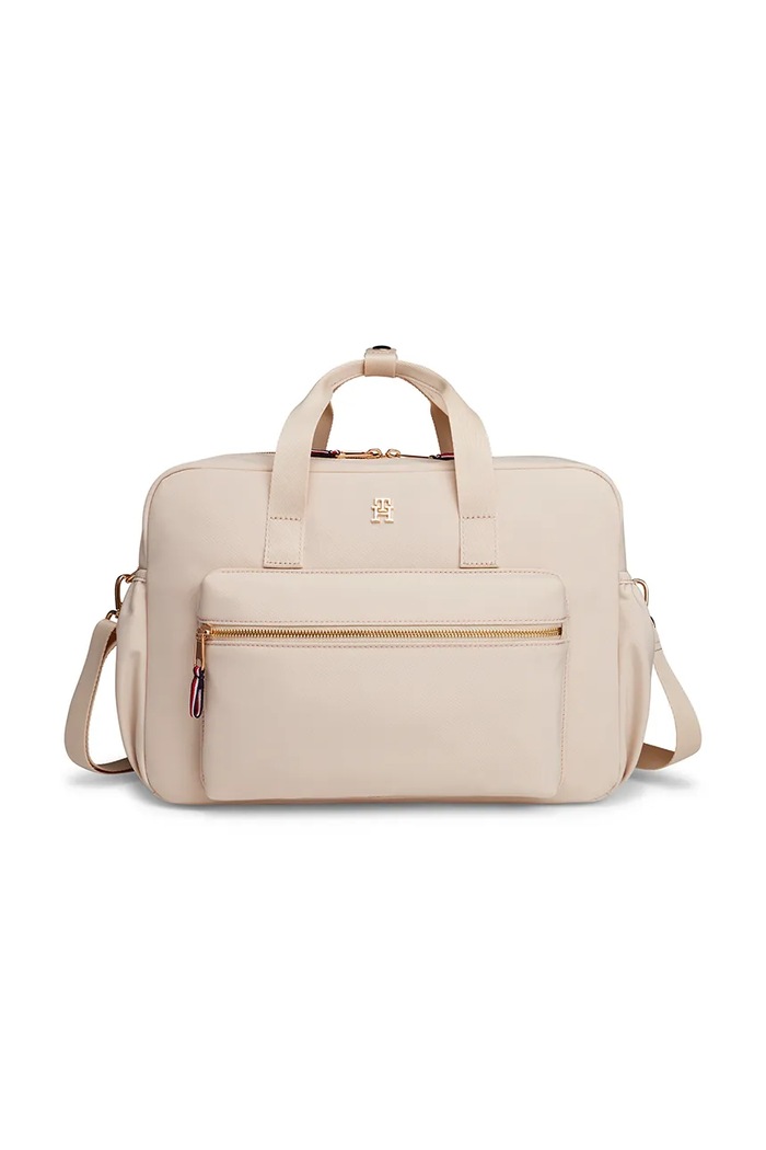Tommy Hilfiger torba do wózka beżowy KA0KA00026.9BY2
