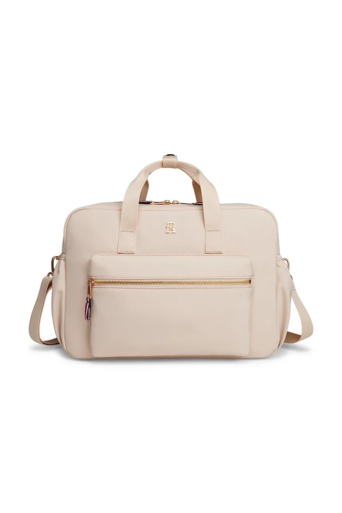 Tommy Hilfiger torba do wózka beżowy KA0KA00026.9BY2
