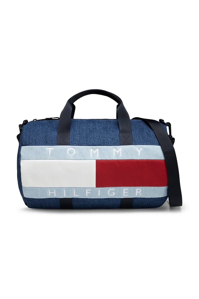 Tommy Hilfiger torba dziecięca jeansowa niebieski KA0KA00054.9BY2