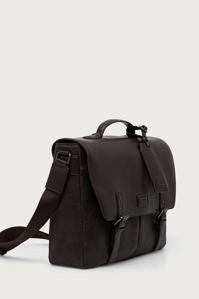 Aldo Torba za laptop od imitacije kože PRESCOT PRESCOT.210 smeđa AW26