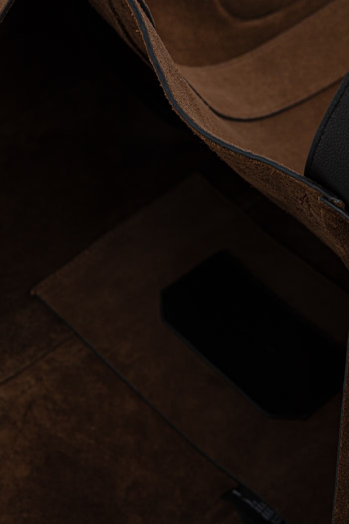 Torba damska skórzana ARES AllSaints M095XF brązowy