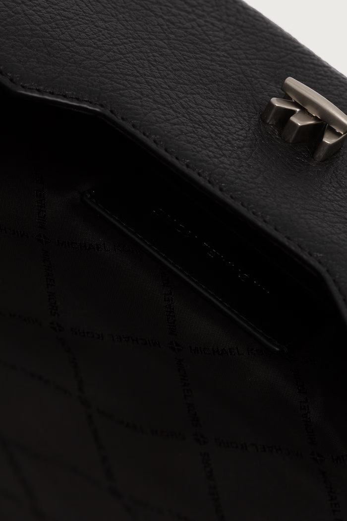 Saszetka na ramię męska skórzana BRYANT Michael Kors czarny 33F6TYTC1L