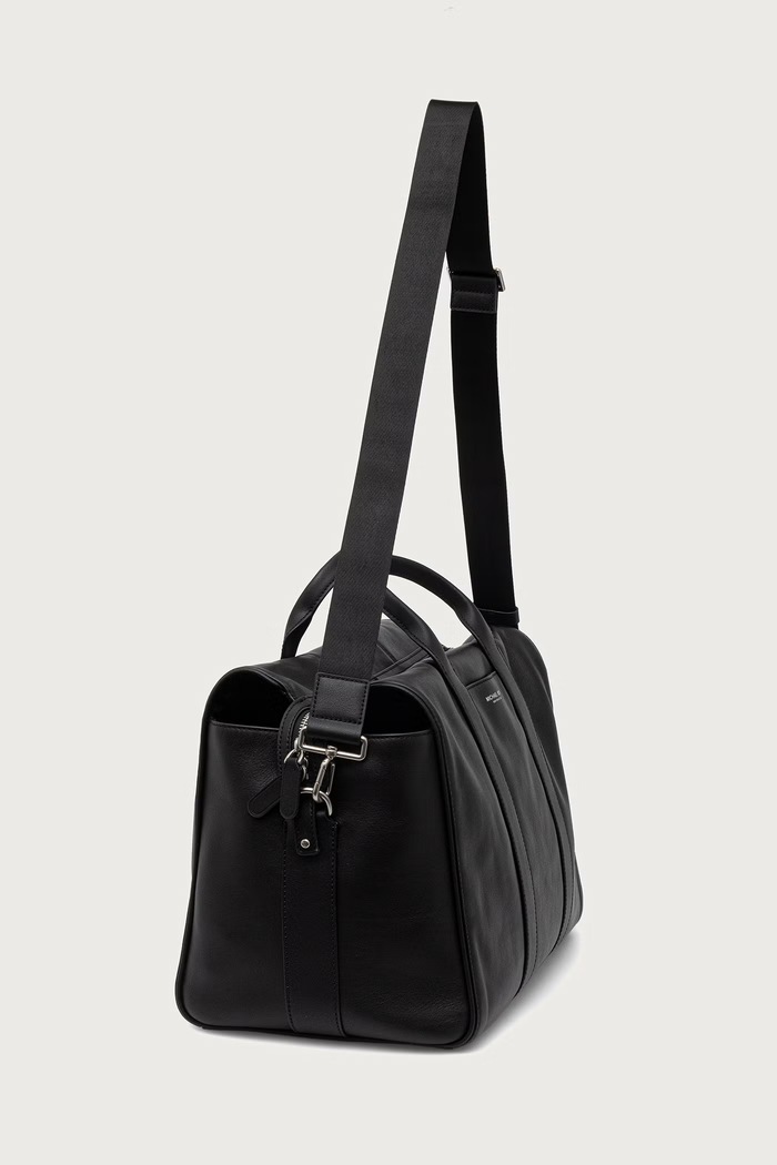 Michael Kors Torba podróżna męska skórzana NICHOLAS 33F6TNIU9L czarny AW26