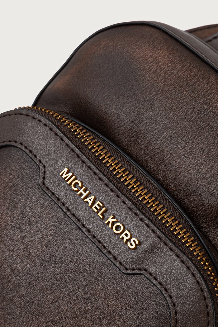 Plecak męski skórzany HUDSON Michael Kors 33F6GHDC8L brązowy