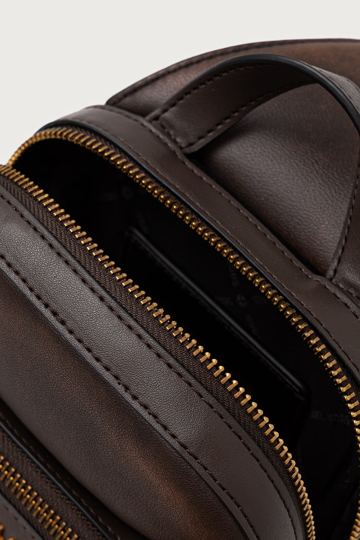 Plecak męski skórzany HUDSON Michael Kors brązowy 33F6GHDC8L