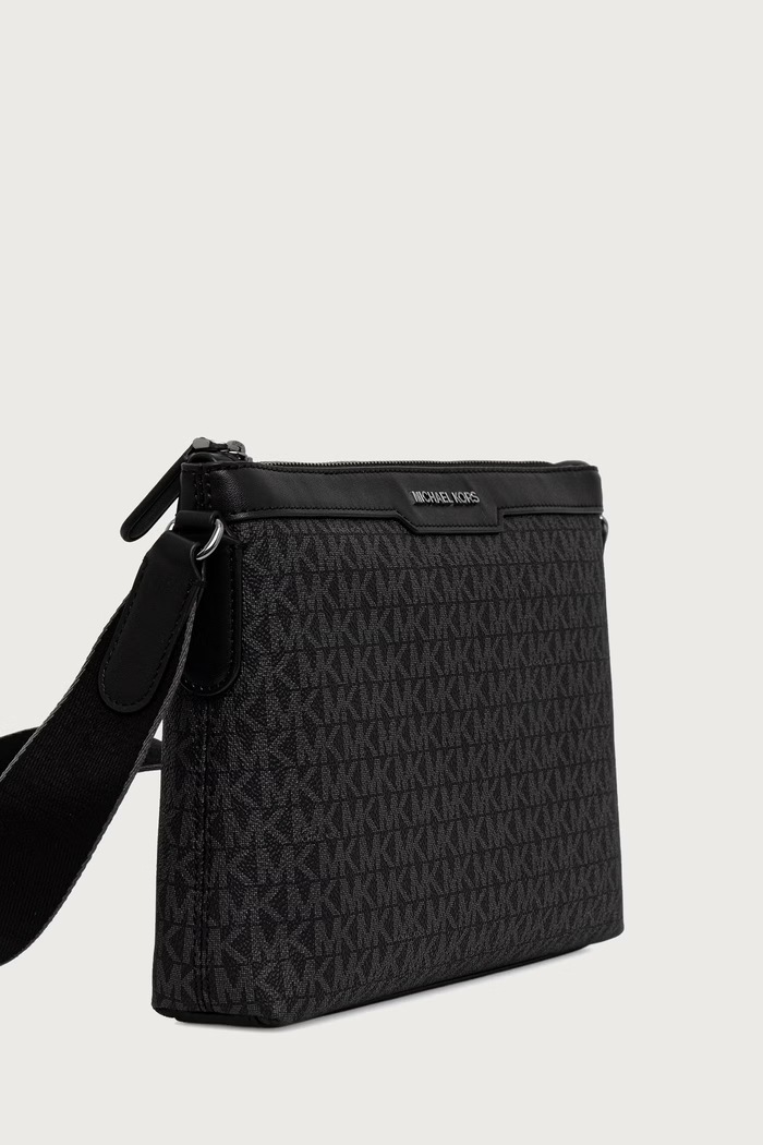 Michael Kors Saszetka męska HUDSON 33F6LHDM1B szary AW26