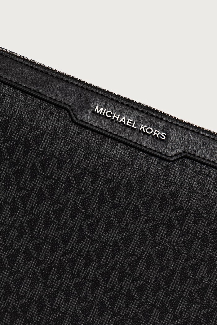 Saszetka męska HUDSON Michael Kors 33F6LHDM1B szary
