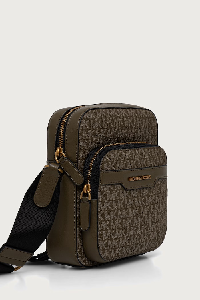 Michael Kors Saszetka na ramię męska HUDSON 33F6GHDM0B zielony AW26