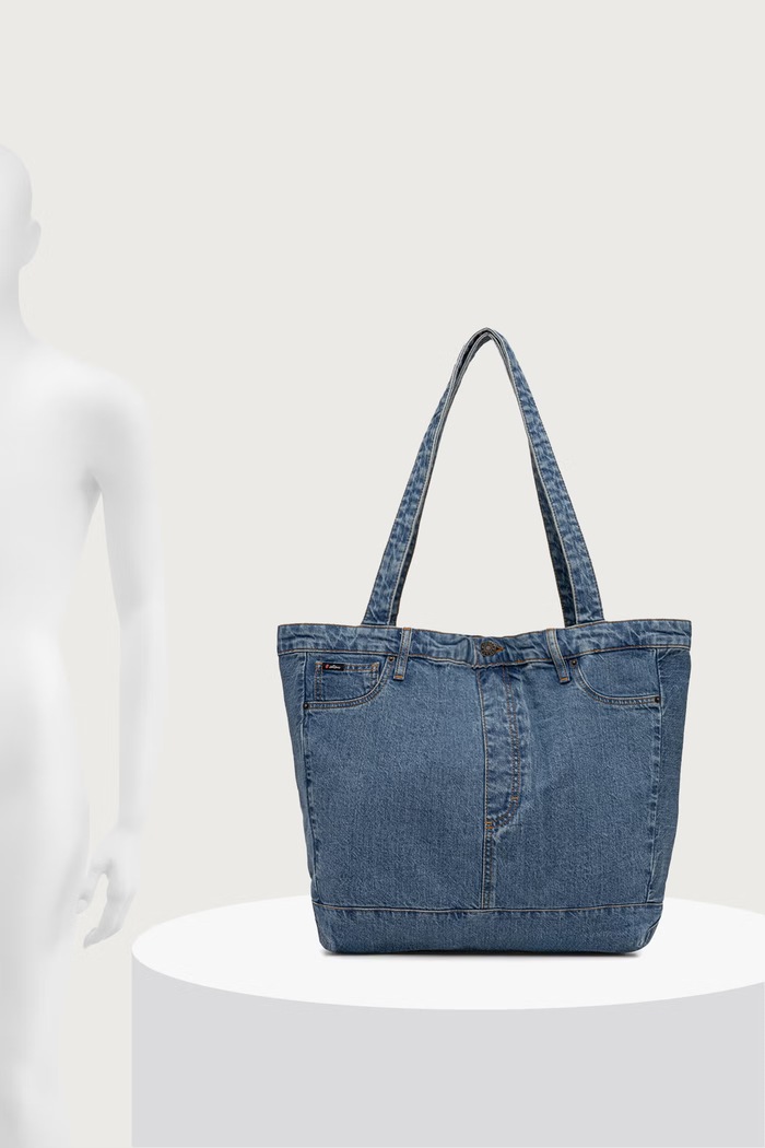 Guess Jeans Torba materiałowa męska jeansowa M6BZ08.D1886
