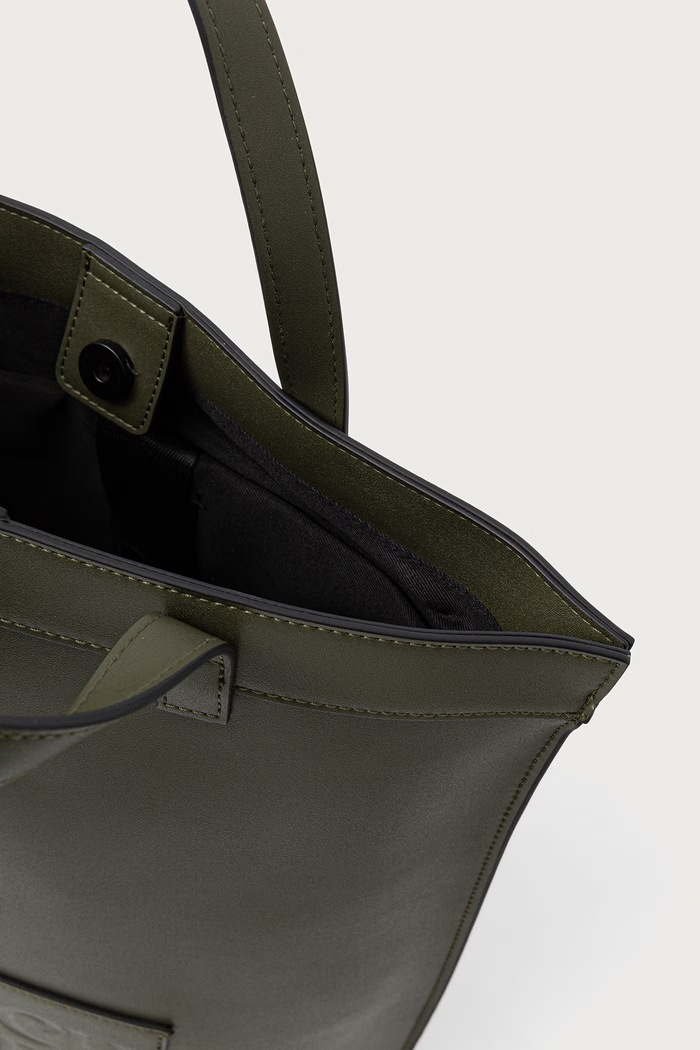 Torba męska z imitacji skóry Scotch & Soda zielony SCHB5048