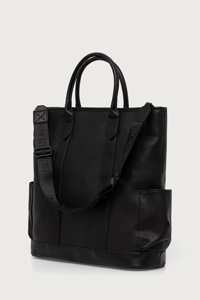 Akcesoria Scotch & Soda Torba męska z imitacji skóry SCHB5047 czarny