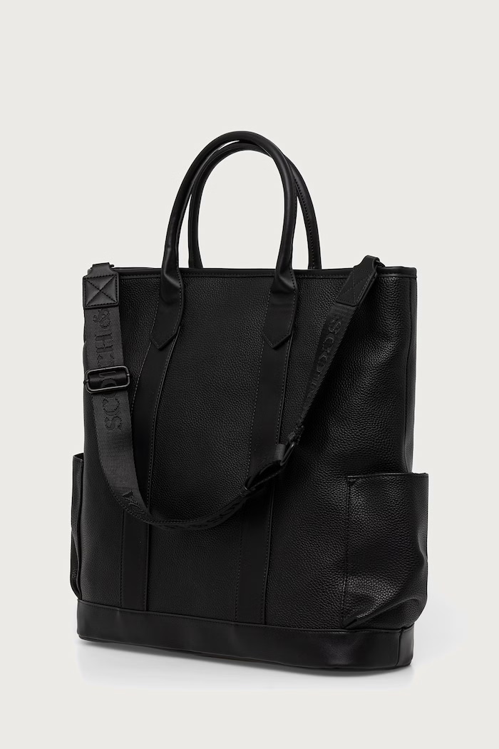 Akcesoria Scotch & Soda Torba męska z imitacji skóry SCHB5047 czarny