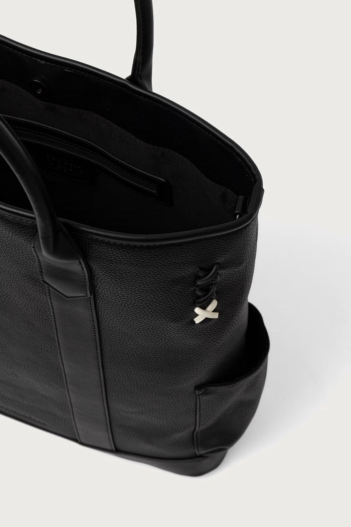 Torba męska z imitacji skóry Scotch & Soda czarny SCHB5047