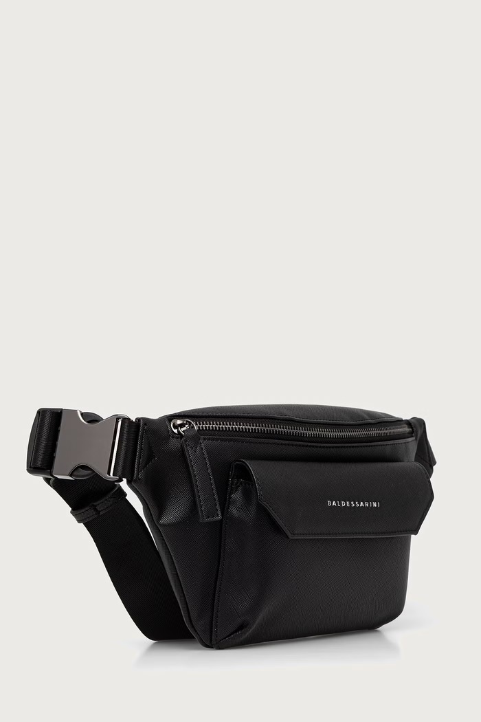 Baldessarini Nerka męska z imitacji skóry BPBO00042P czarny AW26