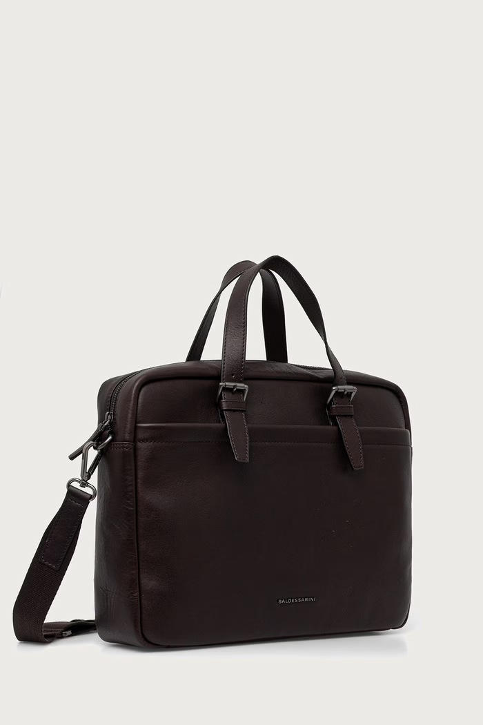 Baldessarini Torba męska skórzana BPCA00164M brązowy AW26