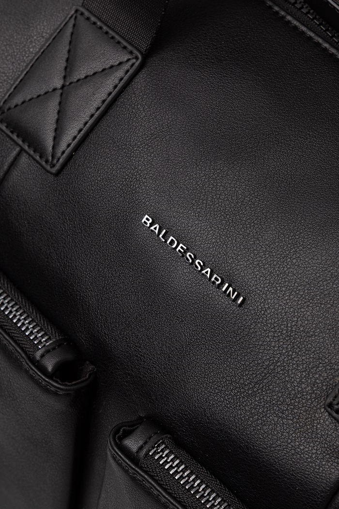 Torba podróżna męska z imitacji skóry Baldessarini BPBR00175P czarny