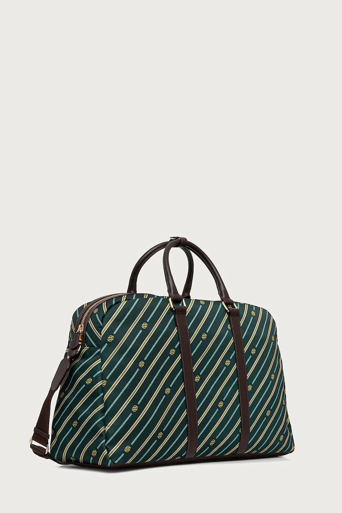 Drôle de Monsieur Чанта мъжка Weekender Monogramme M.AC210.NY002 зелен AW26