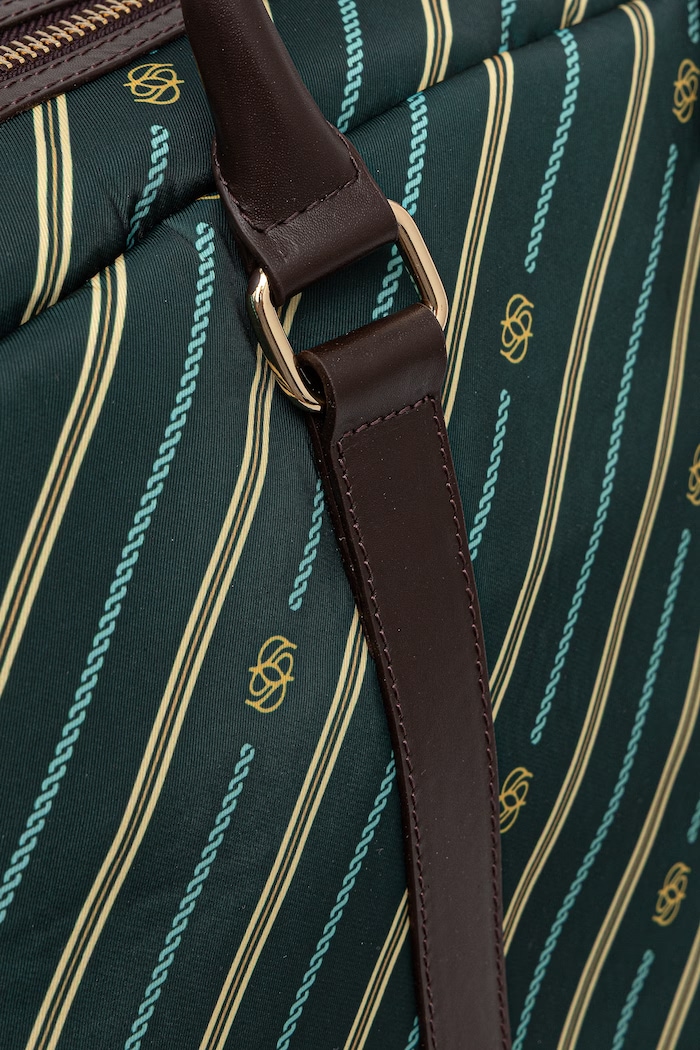 Torba męska Weekender Monogramme Drôle de Monsieur M.AC210.NY002 zielony
