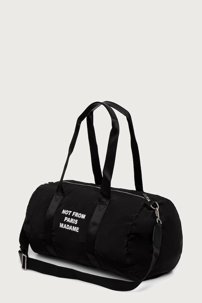 Accessori Drôle de Monsieur Slogan Gym borsa da uomo M.AC213.NY003 nero