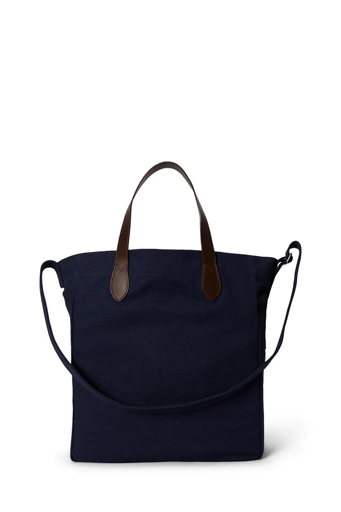 Polo Ralph Lauren Shopperka męska bawełniana 405P16216 granatowy AW26