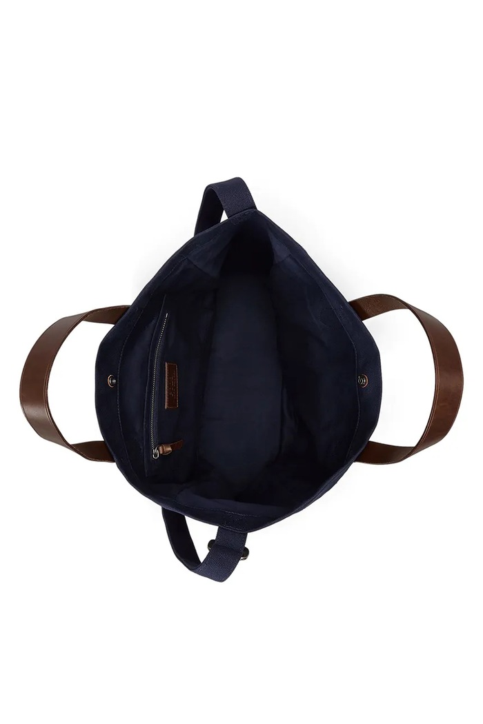 Shopperka męska bawełniana Polo Ralph Lauren 405P16216 granatowy