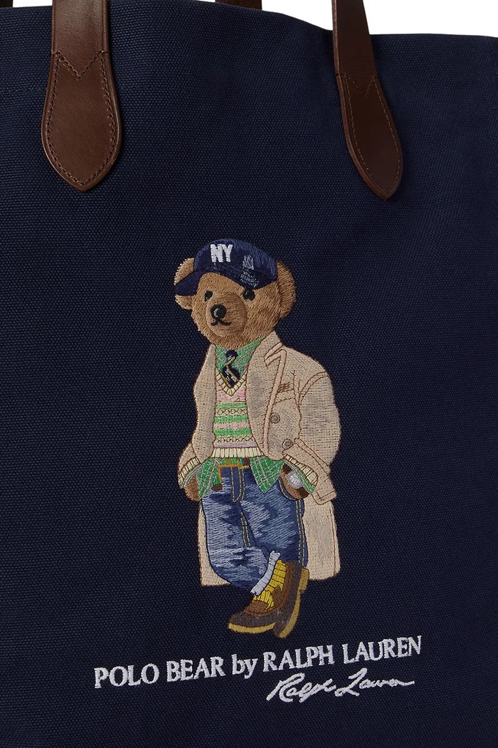 Shopperka męska bawełniana Polo Ralph Lauren granatowy 405P16216