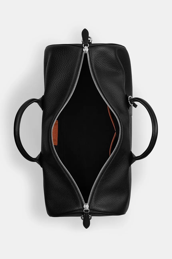 Torba podróżna męska skórzana Compass 50 Coach CCB86 czarny