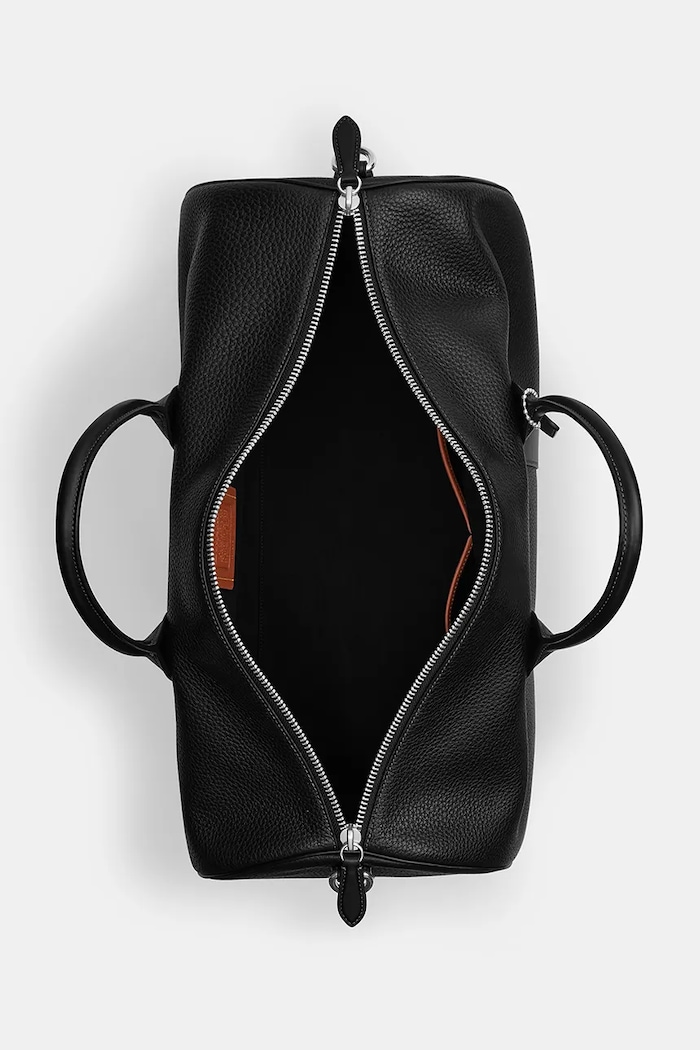 Torba podróżna męska skórzana Compass 50 Coach CCB86 czarny