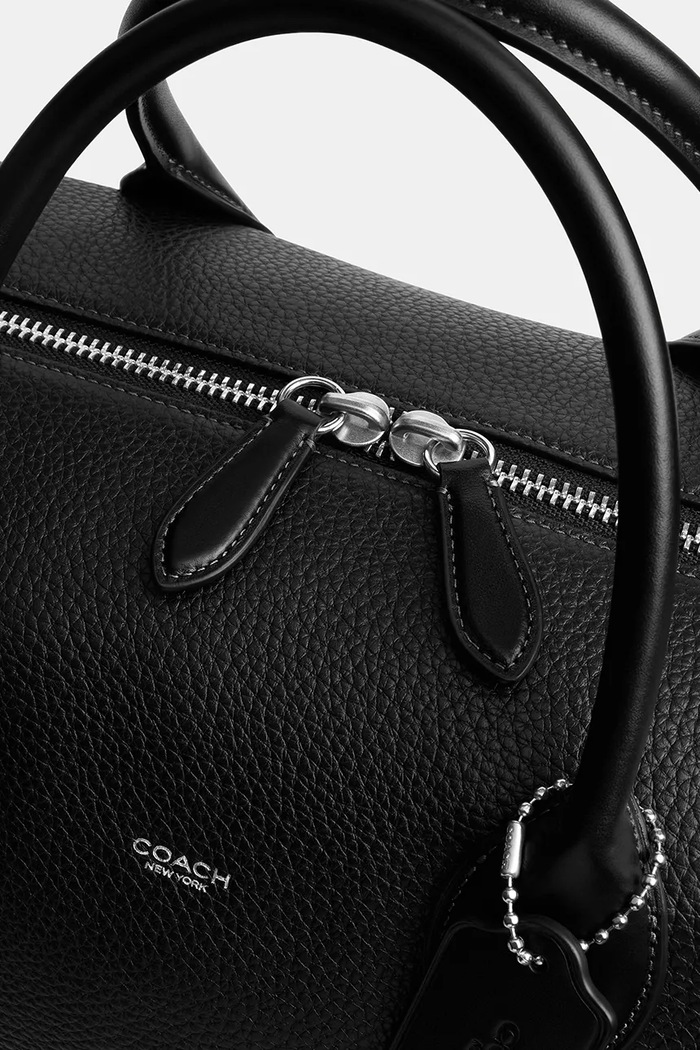 Torba podróżna męska skórzana Compass 50 Coach czarny CCB86