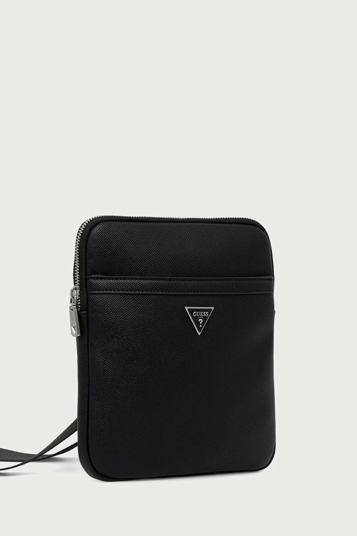 Guess Чанта през рамо от имитация на кожа MILANO HMMISL.P6423 черен AW26