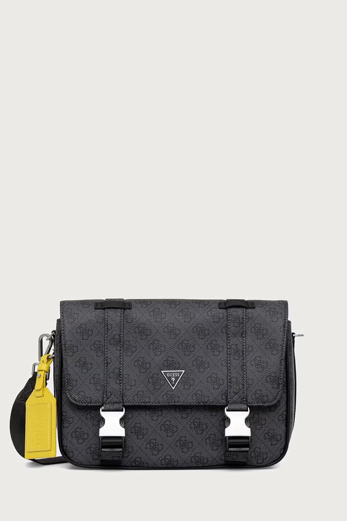Guess Torba z imitacji skóry MILANO szary HMMILO.P6464
