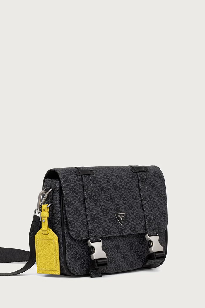 Guess Torba z imitacji skóry MILANO HMMILO.P6464 szary AW26