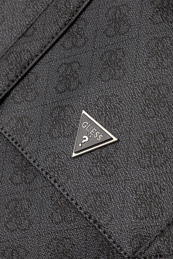 Torba z imitacji skóry MILANO Guess HMMILO.P6464 szary