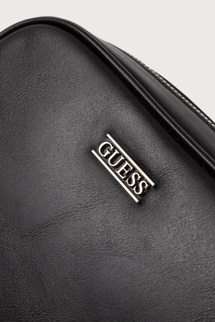 Чанта през рамо от имитация на кожа BOSTON Guess HMBOSH.P6450 черен