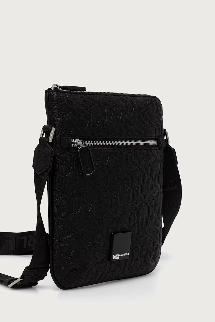 Karl Lagerfeld Jeans Taštička pánská z imitace kůže B4M30302 černá AW26