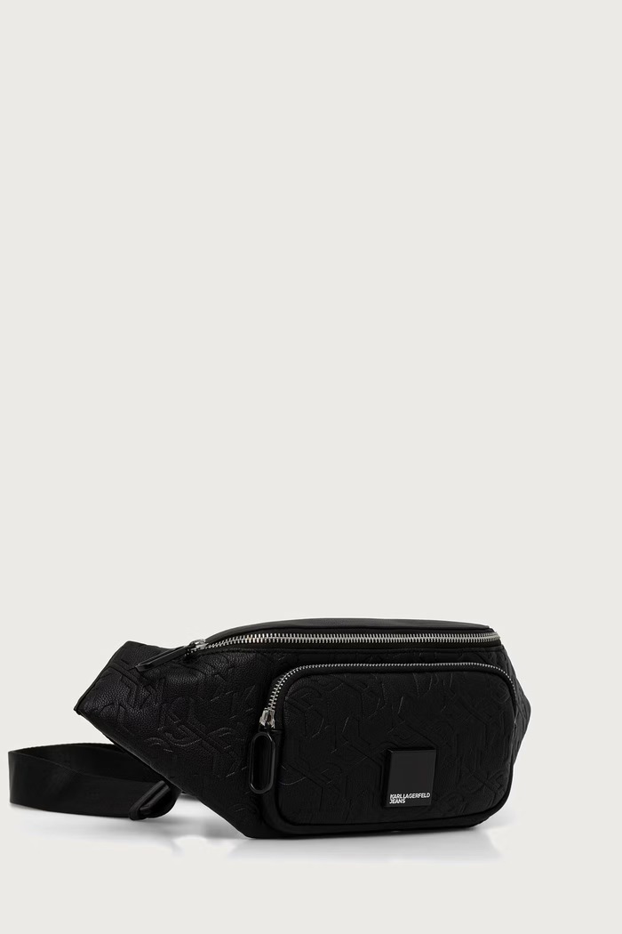 Karl Lagerfeld Jeans Mala torba za muškarce od imitacije kože B4M30274 crna AW26