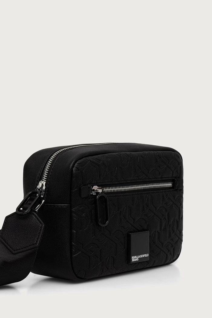 Karl Lagerfeld Jeans Taštička pánská z imitace kůže B4M30197 černá AW26