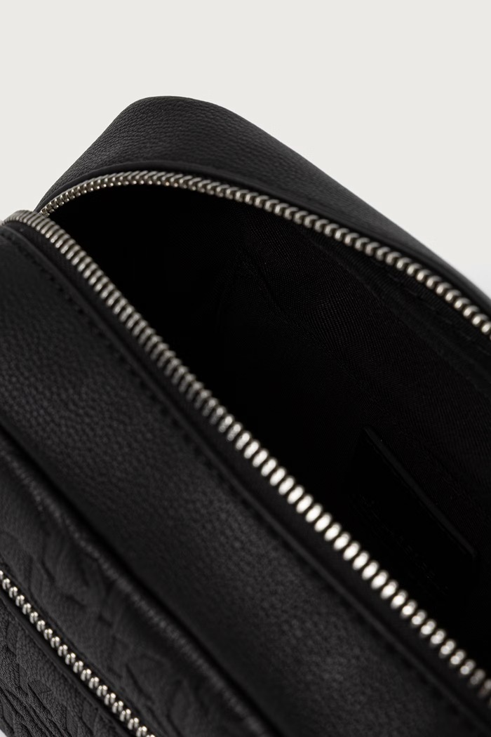 Taštička pánská z imitace kůže Karl Lagerfeld Jeans černá B4M30197