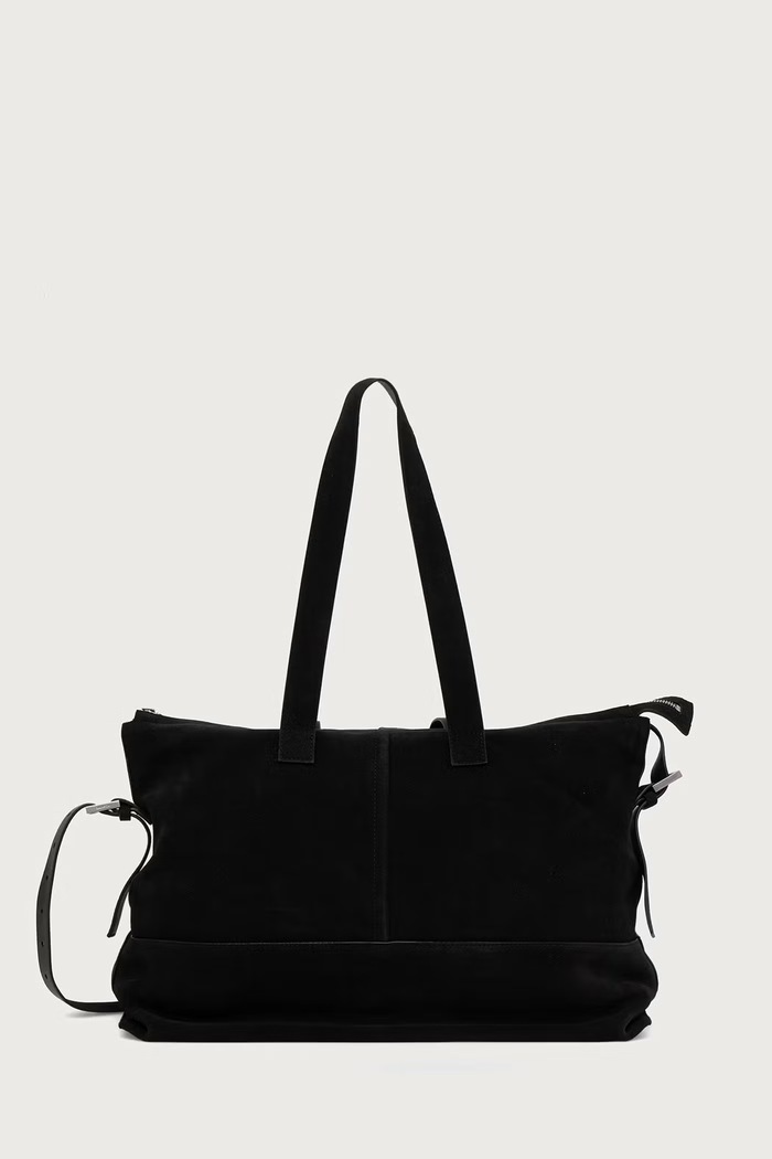 AllSaints Torba męska skórzana CASSIUS N/S TOTE czarny M093XF