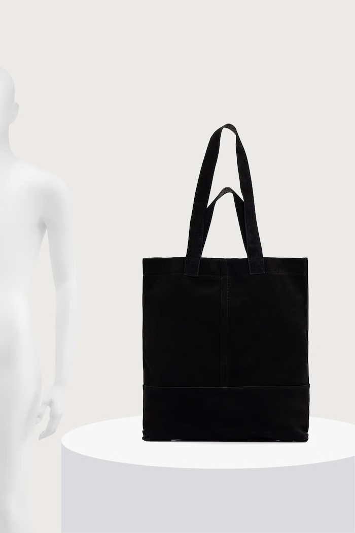 Torba męska zamszowa CASSIUS N/S TOTE AllSaints czarny M094XF