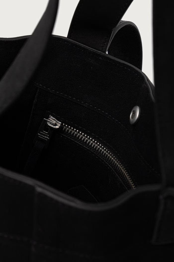 Torba męska zamszowa CASSIUS N/S TOTE AllSaints M094XF czarny
