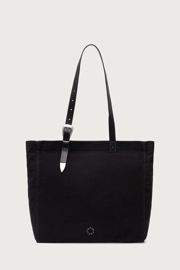 AllSaints Taška pánská HAVEN CANVS E/W TOTE černá M081XF