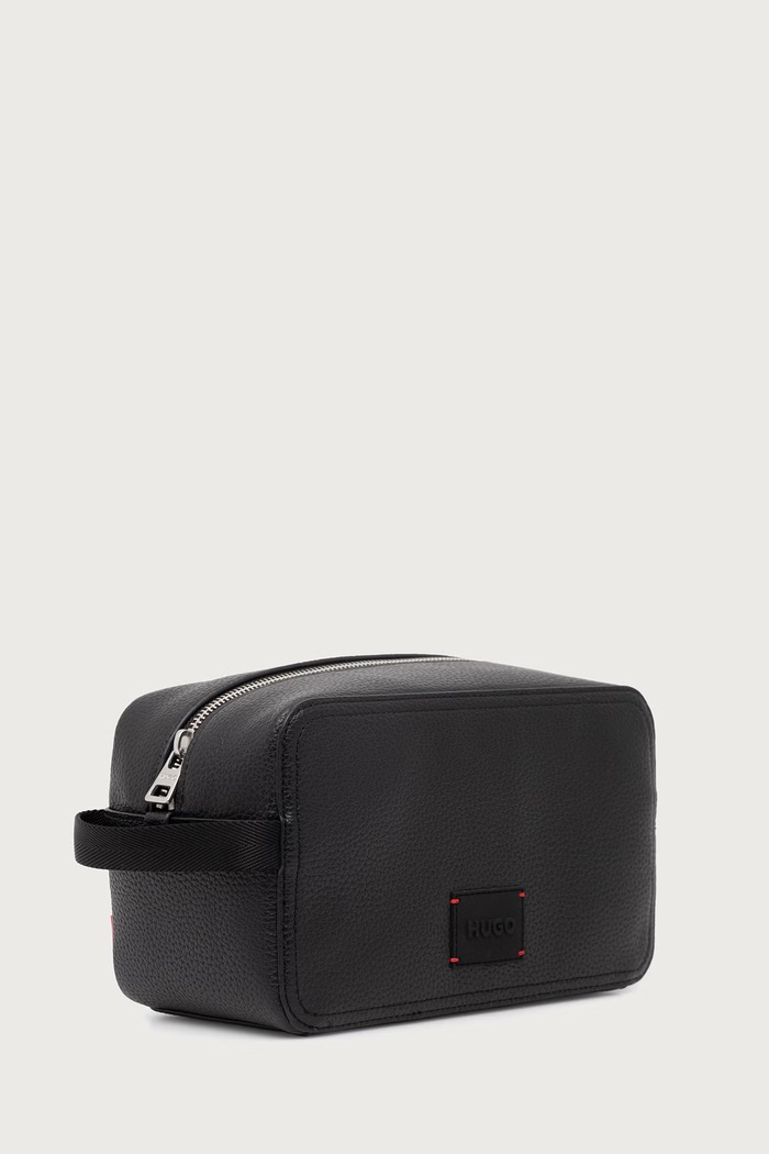 HUGO Kozmetička torbica za muškarce od imitacije kože Ethon HI EVO_Washbag 50573504 crna AW26