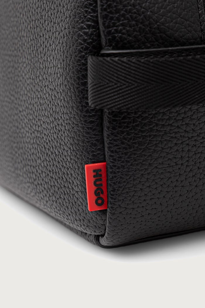 Dodaci HUGO Kozmetička torbica za muškarce od imitacije kože Ethon HI EVO_Washbag 50573504 crna