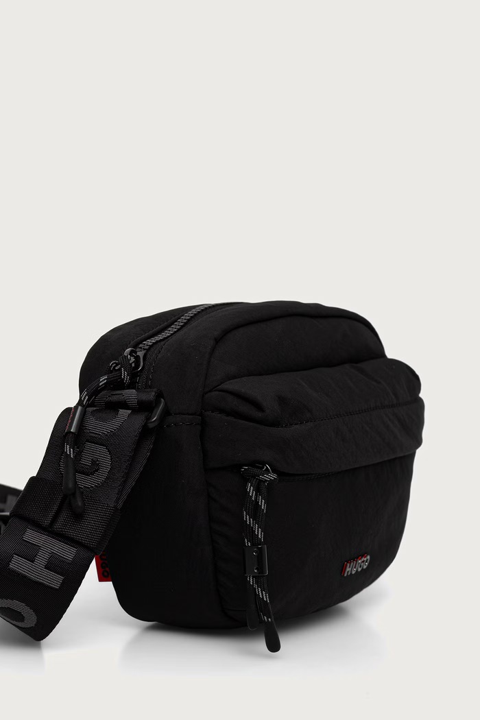 HUGO Mala torba preko ramena za muškarce Conraad_N_EW 50573479 crna AW26
