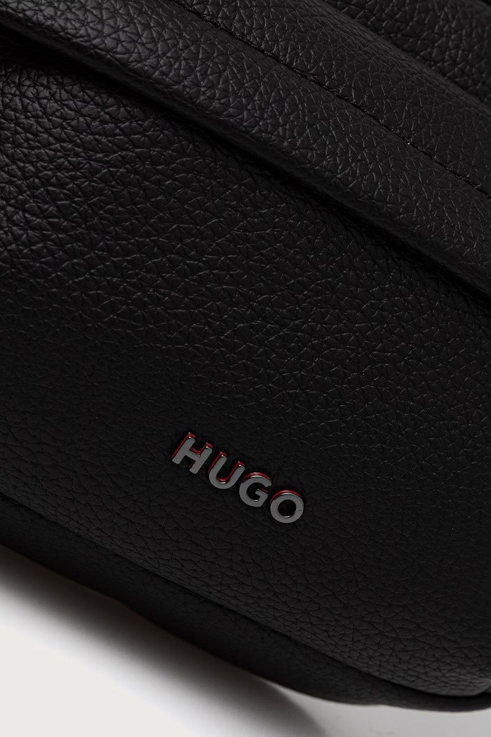 Mala torba za muškarce od imitacije kože Conraad_EW HUGO 50573460 crna